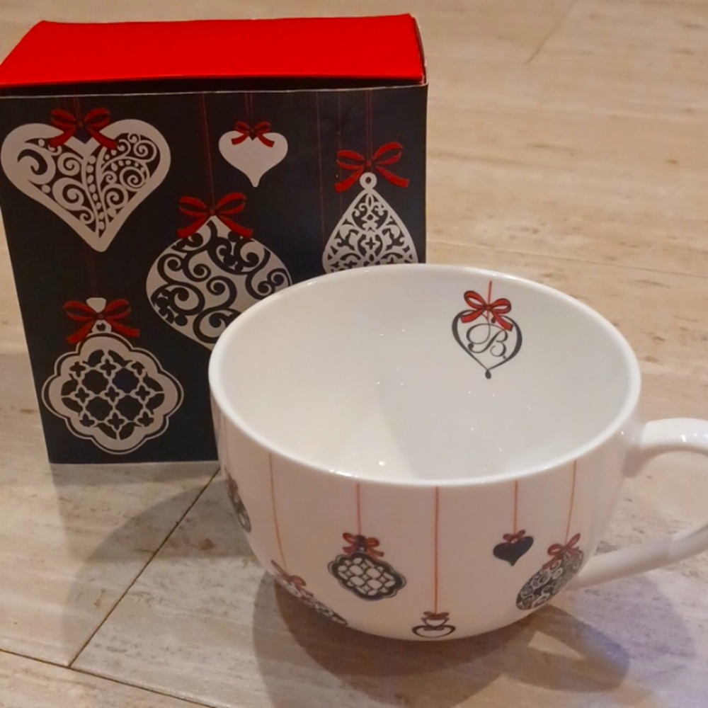 Brighton Los Angeles "Love Notes" Holiday Ornaments 2014 Large Coffee Cup